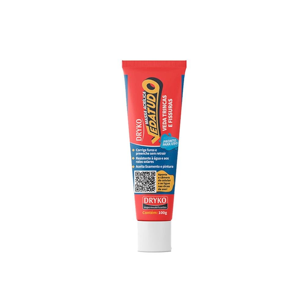 Massa Corrida Acrilica 100G Branca C12