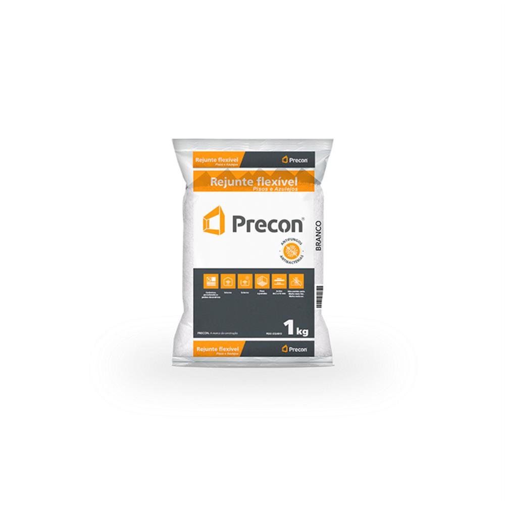 Rejunte Ceramica 1Kg Branco Precon