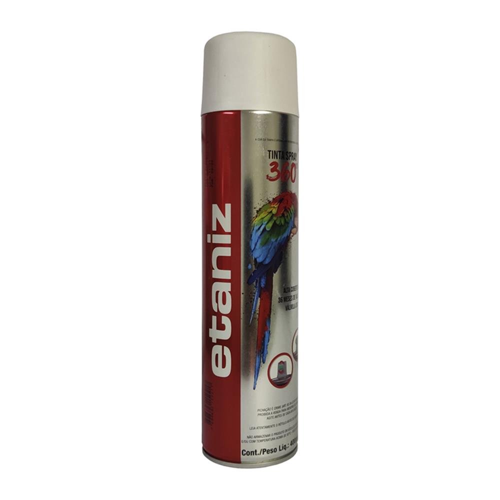 Tinta Spray Branco Fosco 6X400 Etaniz 360G