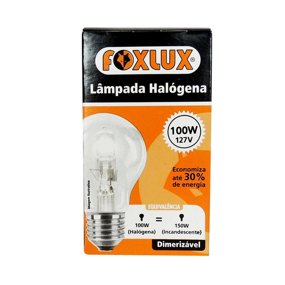 Lampada Halogena100=150X127v Foxlux C10