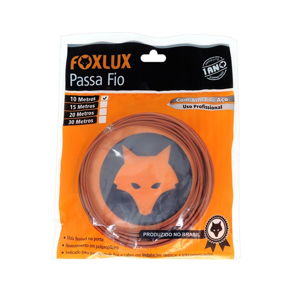 Passa Fio Foxlux Alma De Aço 30m