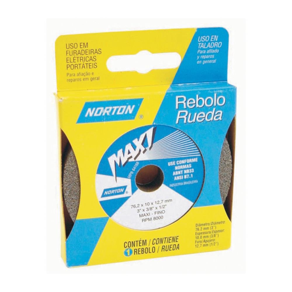 Rebolo Furadeira 3X3/8X1/2 Norton En