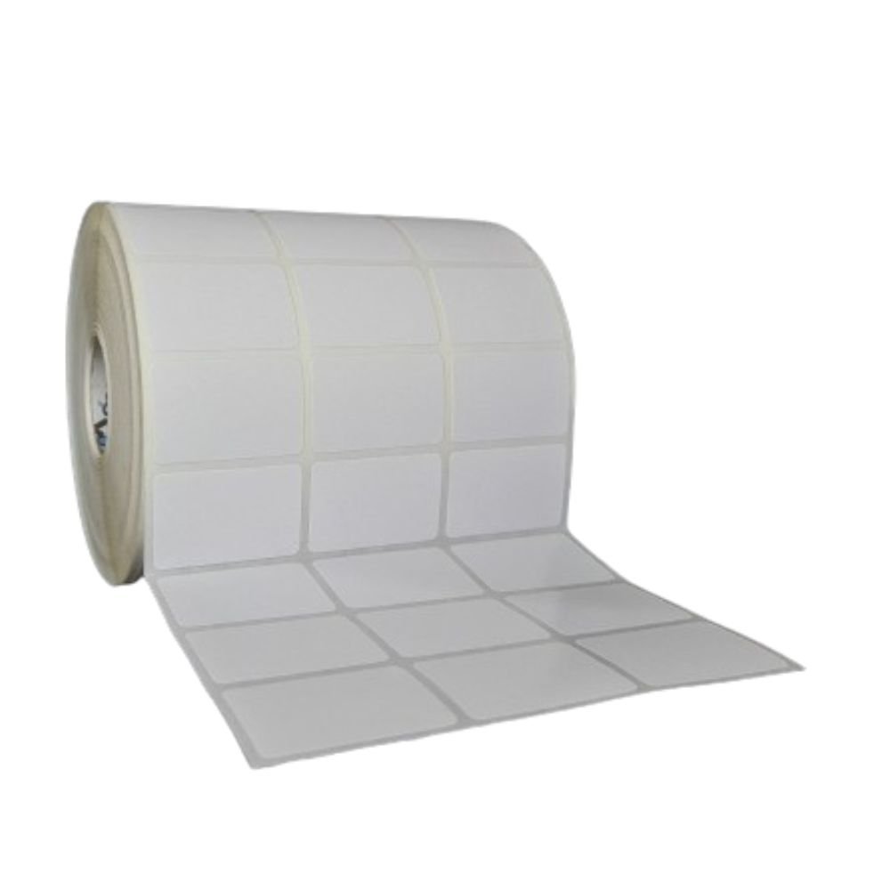 Etiqueta Para Código de Barras 33x21/3 45 Metros Papel Couchê