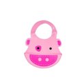 Babador Silicone Porquinho Rosa