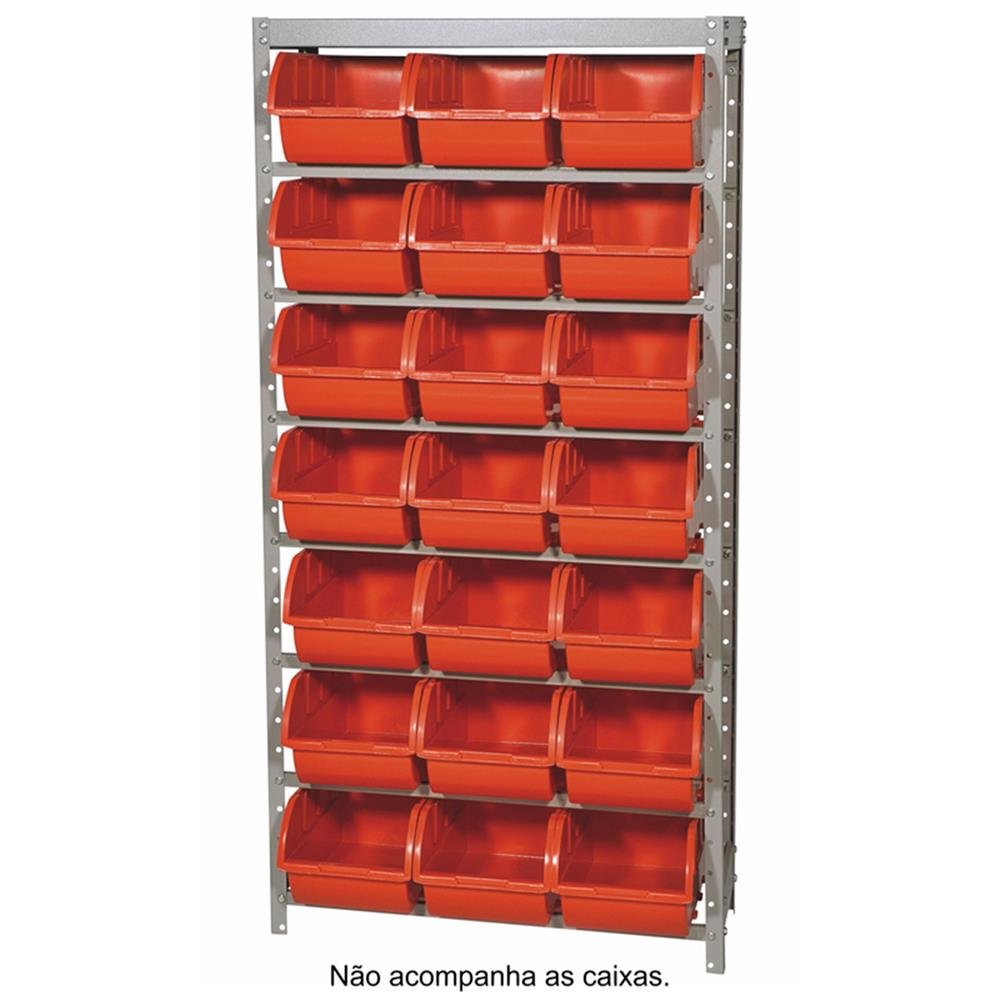 Estante S/Caixa Box 7 Marcon 21 Divisorias 150X72
