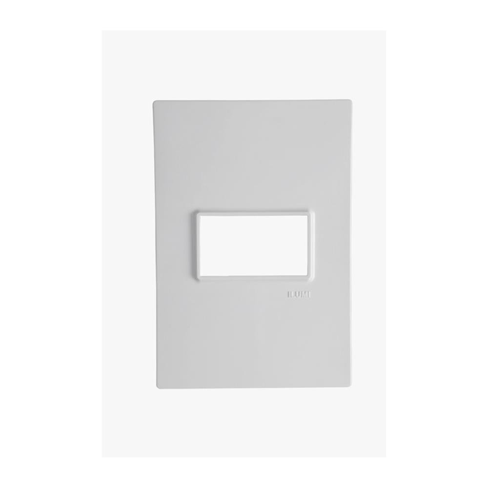 Placa 2X4 C/1 Posto Horizontal Branco Vivaz Ilumi C20