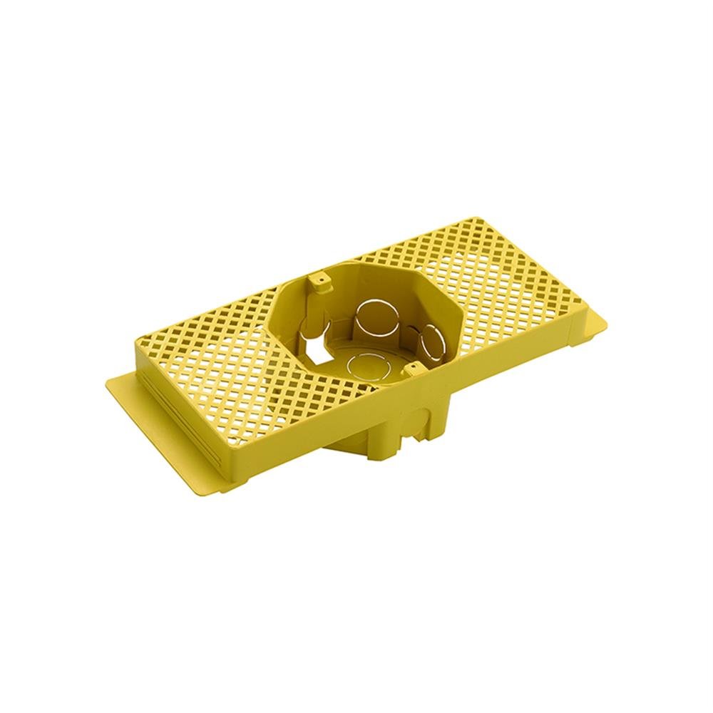 Caixa Luz Fundo Movel Simples Suporte Laje 30Cm Amarelo C20