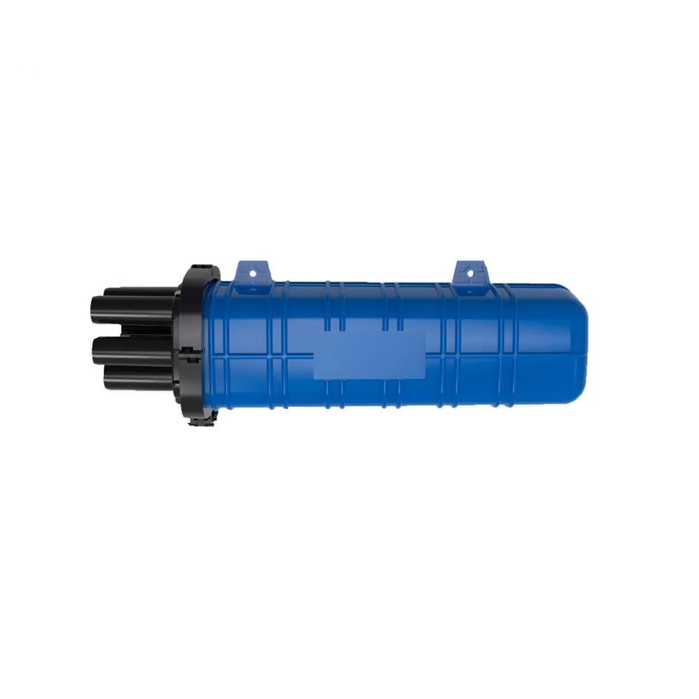 Caixa De Emenda Óptica Fibersul 24F Azul Com 4 Unidades