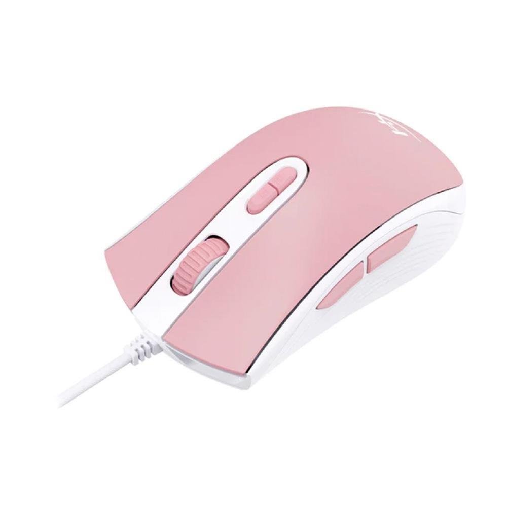 Mouse Gamer Hyperx Pulsefire Core RGB 7 Botões Rosa