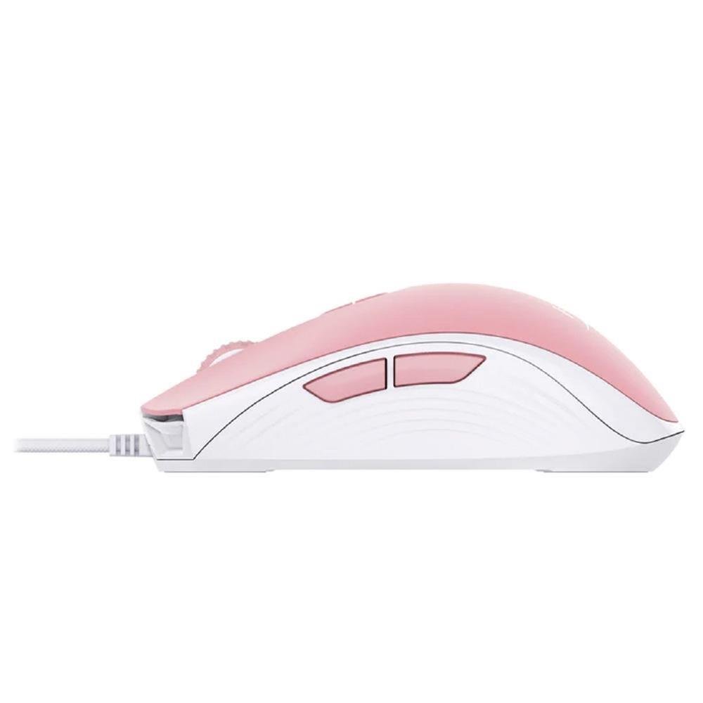 Mouse Gamer Hyperx Pulsefire Core RGB 7 Botões Rosa