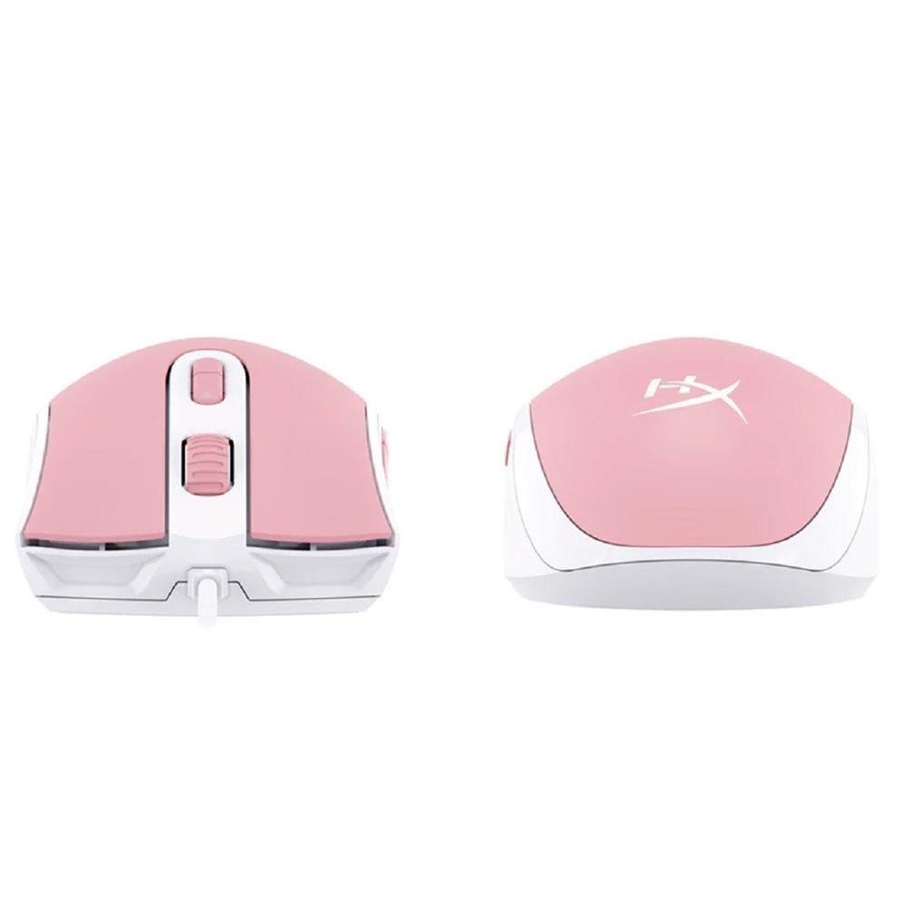 Mouse Gamer Hyperx Pulsefire Core RGB 7 Botões Rosa