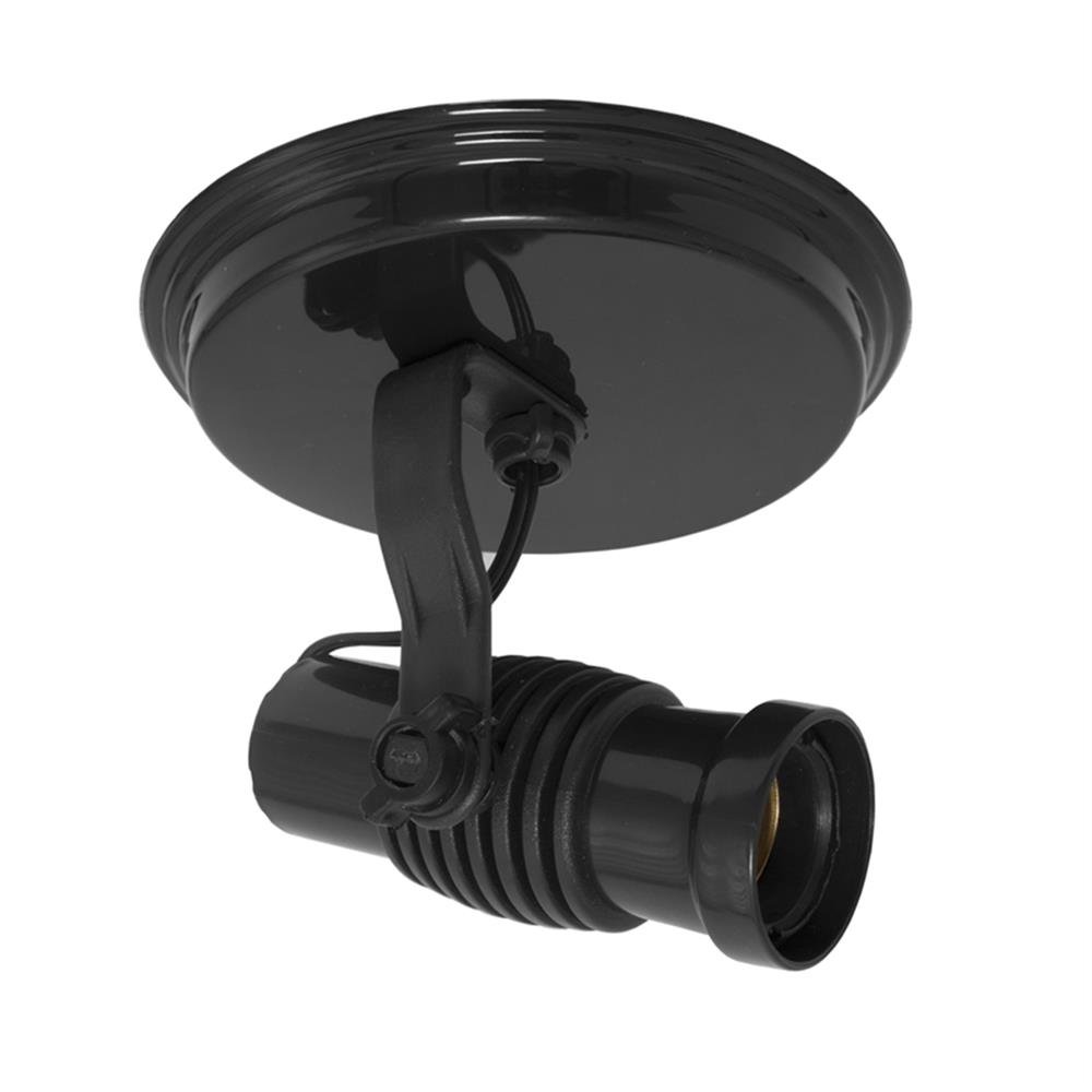 Spot P/1 Lampada 100W Bivolt Preto Luzon