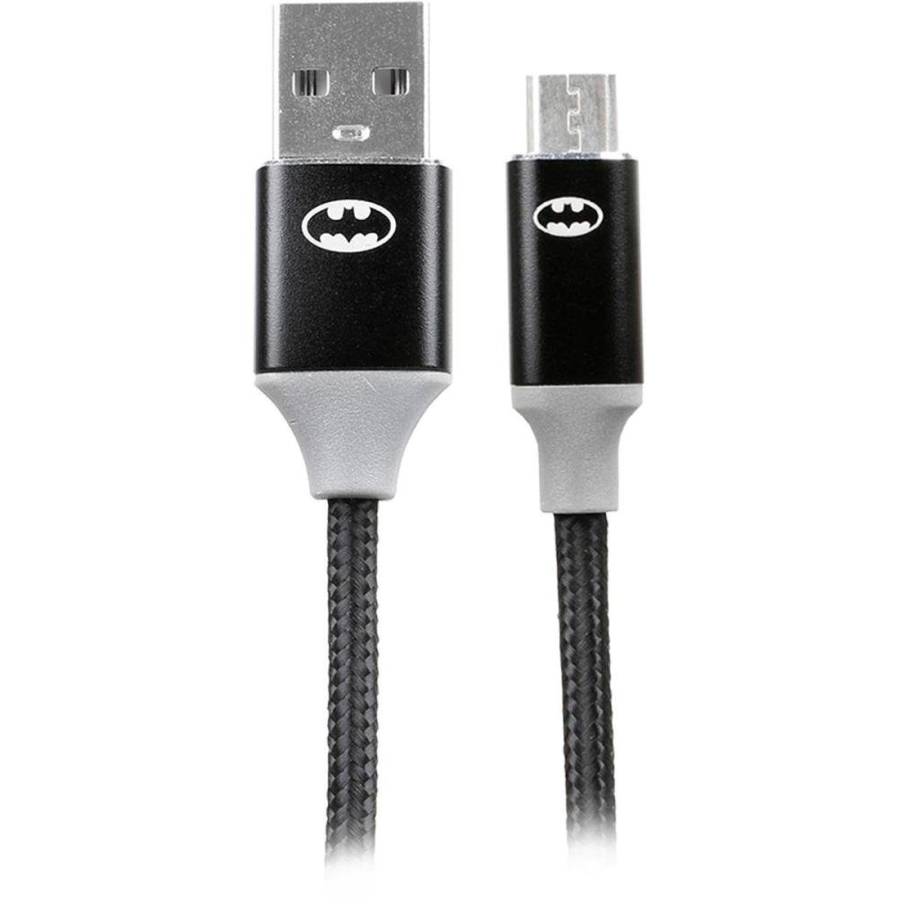 Cabo USB-A Para Micro USB Batman 1,5m 5+
