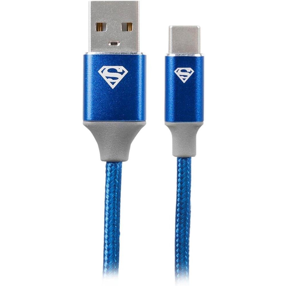 Cabo USB-A Para USB-C Superman 1,5m 5+