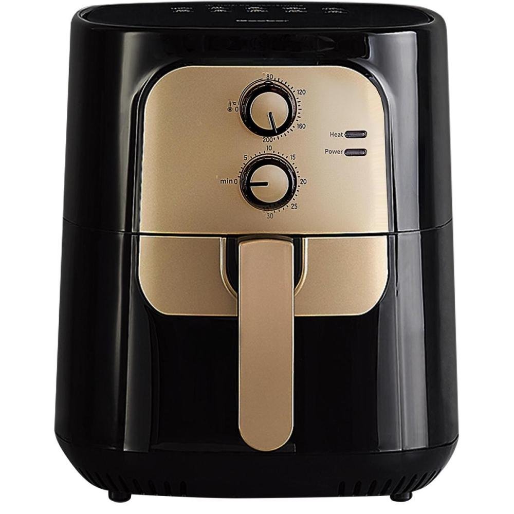 Fritadeira Air Fryer Gaabor Vintage 5,5L Preta 220v Un.Venda: PC/1
