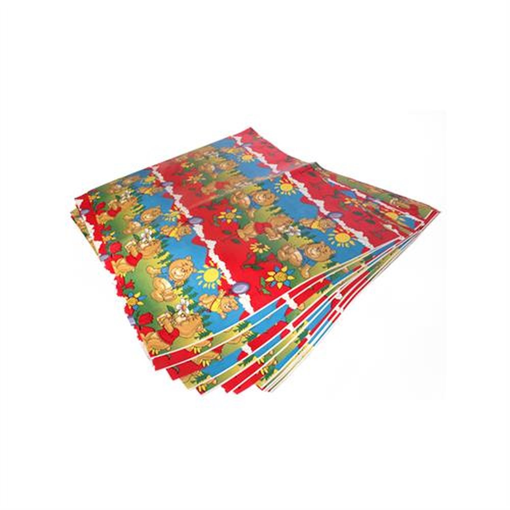Papel Presente Couchê Sortido 50X60 40 Folhas