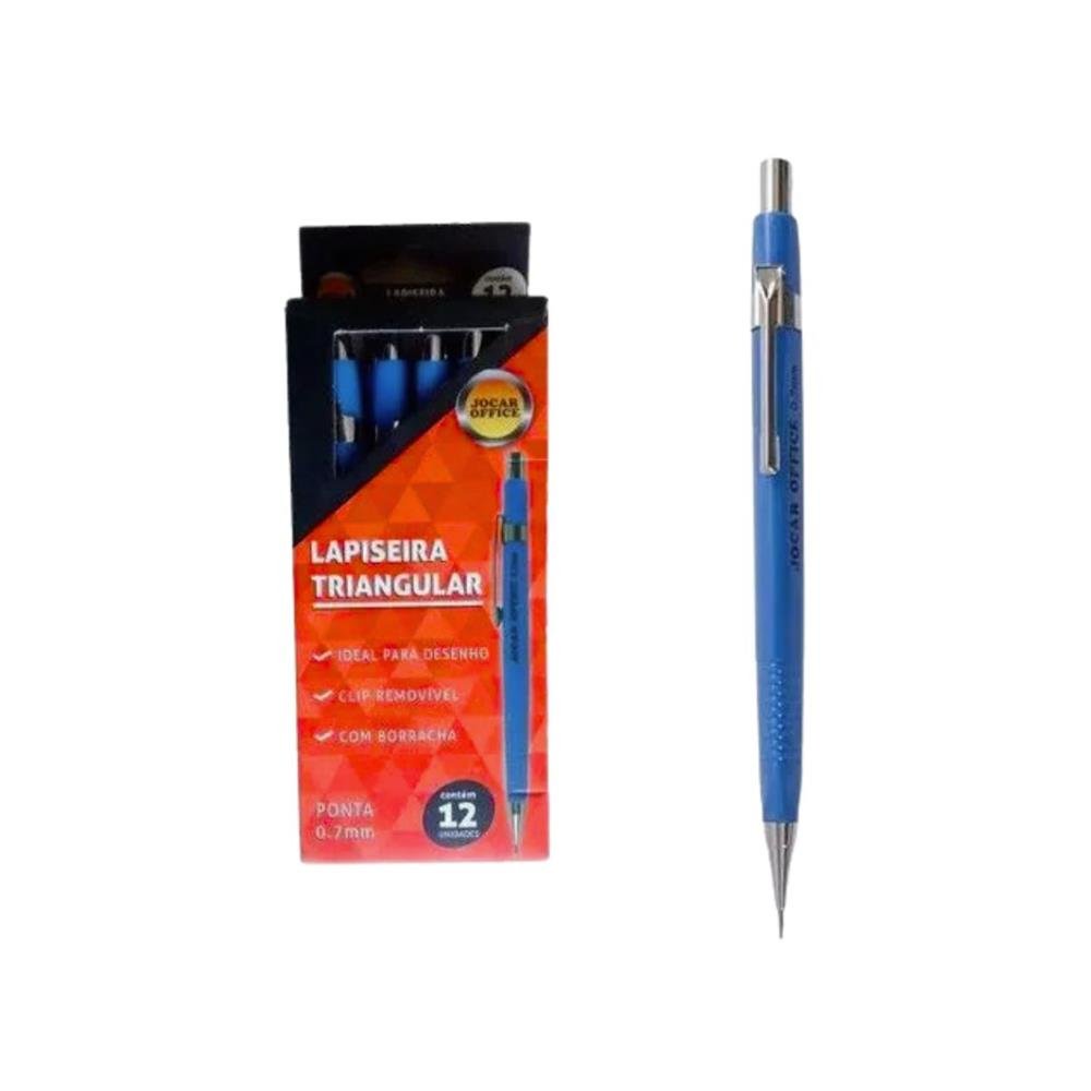 Lapiseira Tecnica Triangular Jocar Office 0.7 C/12 98028