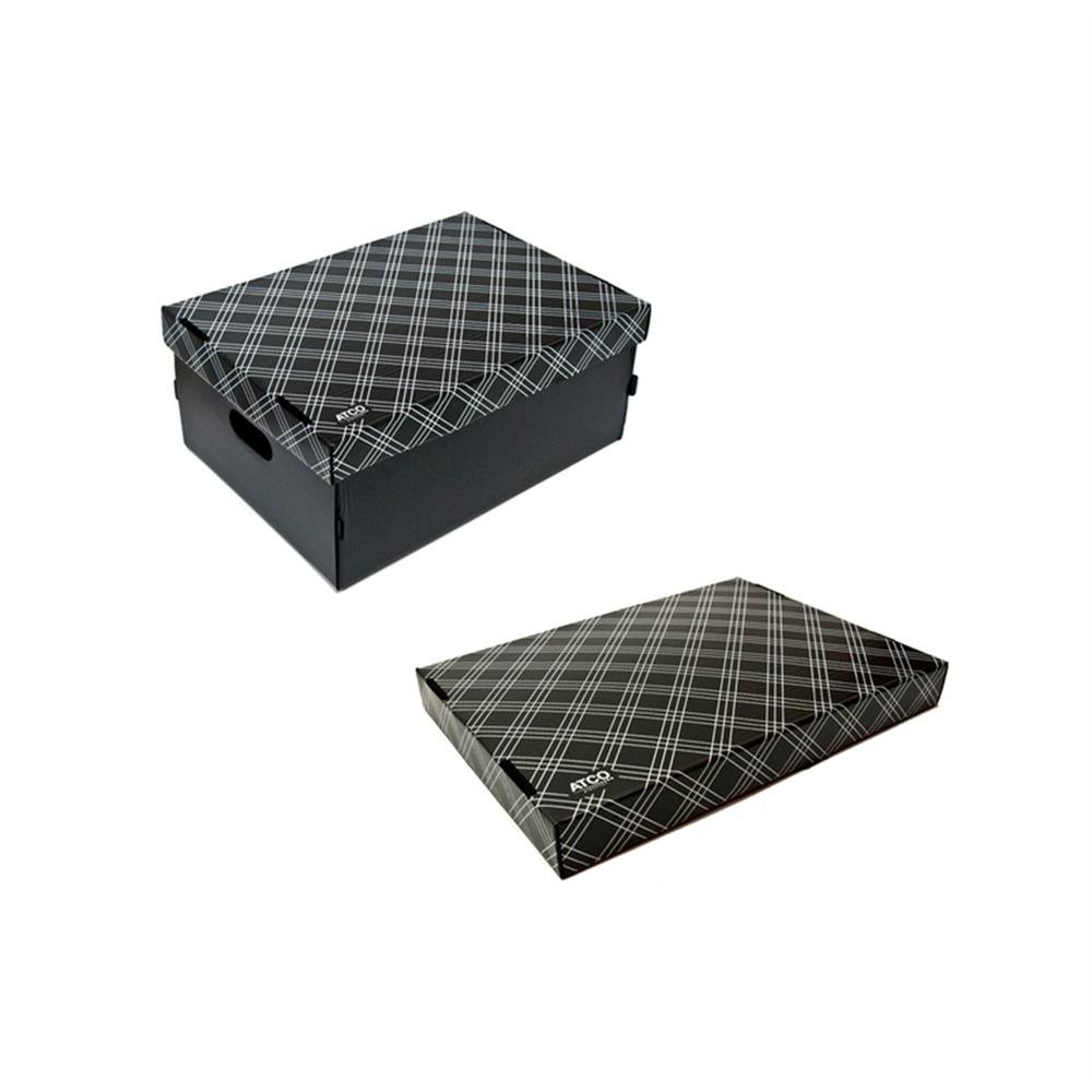 Caixa Box Preta 45X33x20 Desmontavel Polionda