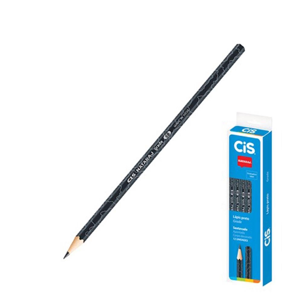 Lapis Preto N 2 6B Cis Graduado