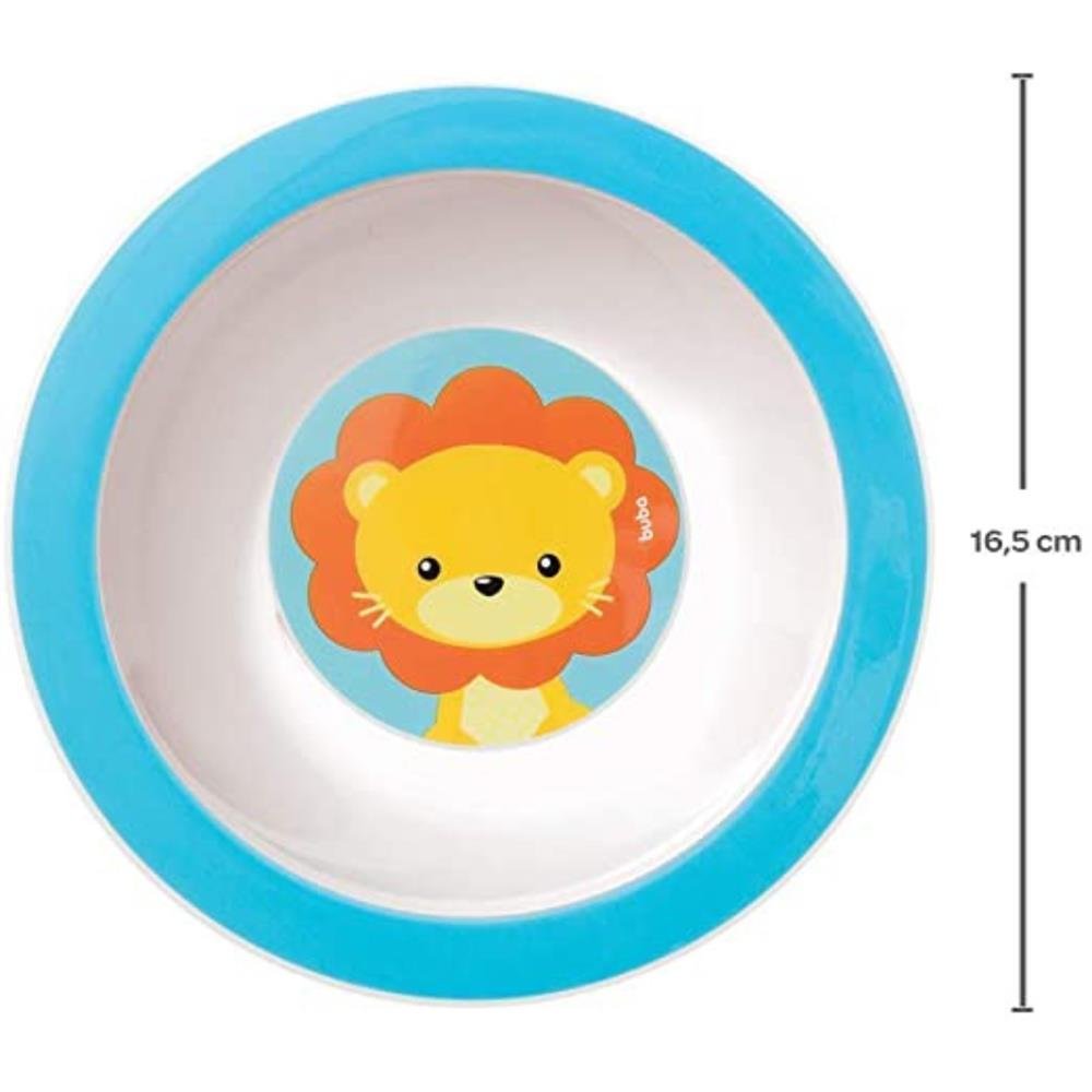 Pratinho Bowl Buba Animal Fun - Leão 350ml