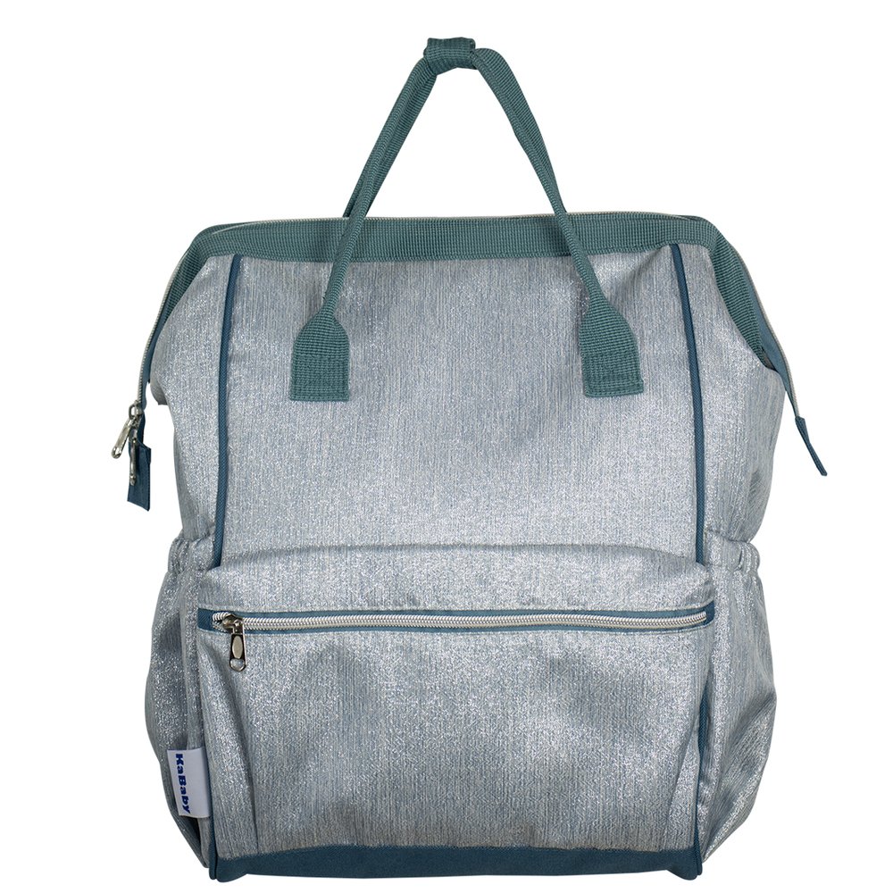 Bolsa Maternidade Boca de Peixe KaBaby Cinza