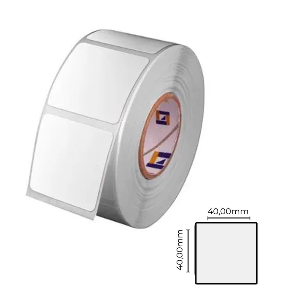 Etiqueta Térmica Para Balanças 40x40 Mm Neutra