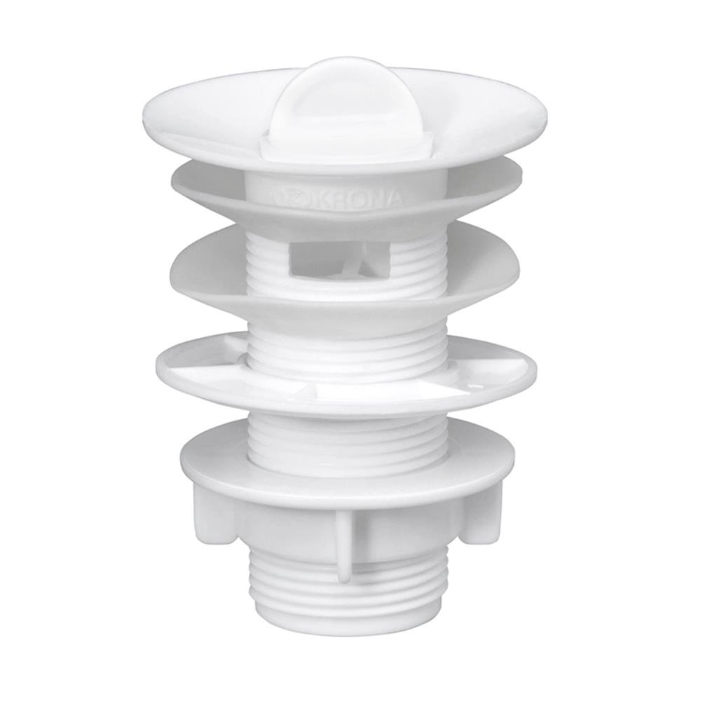 Valvula Plastico Lavatorio N6 C/Ladrão Krona C20