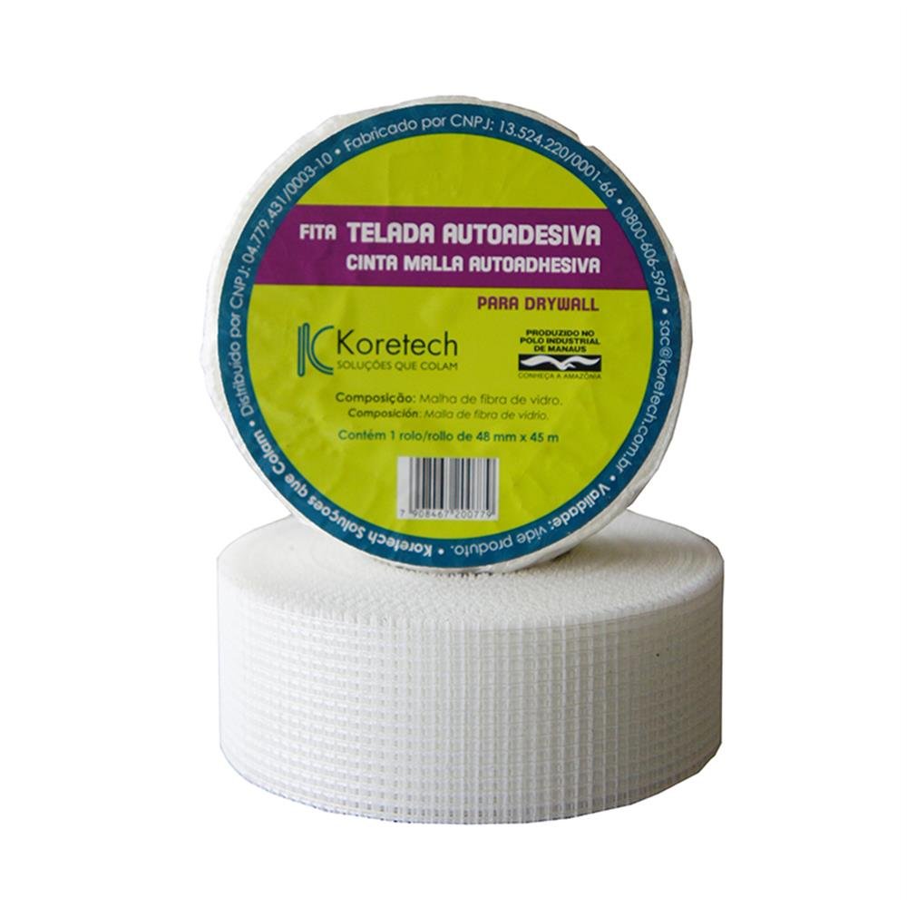Fita Adesiva Telada Drywall 48Mmx45m