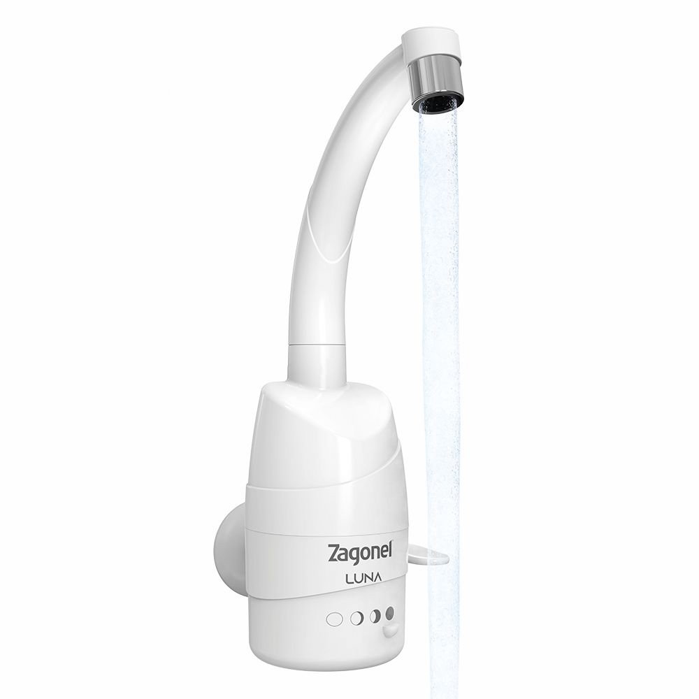 Torneira Zagonel Luna 4 Temperaturas Branco 5500W 220V
