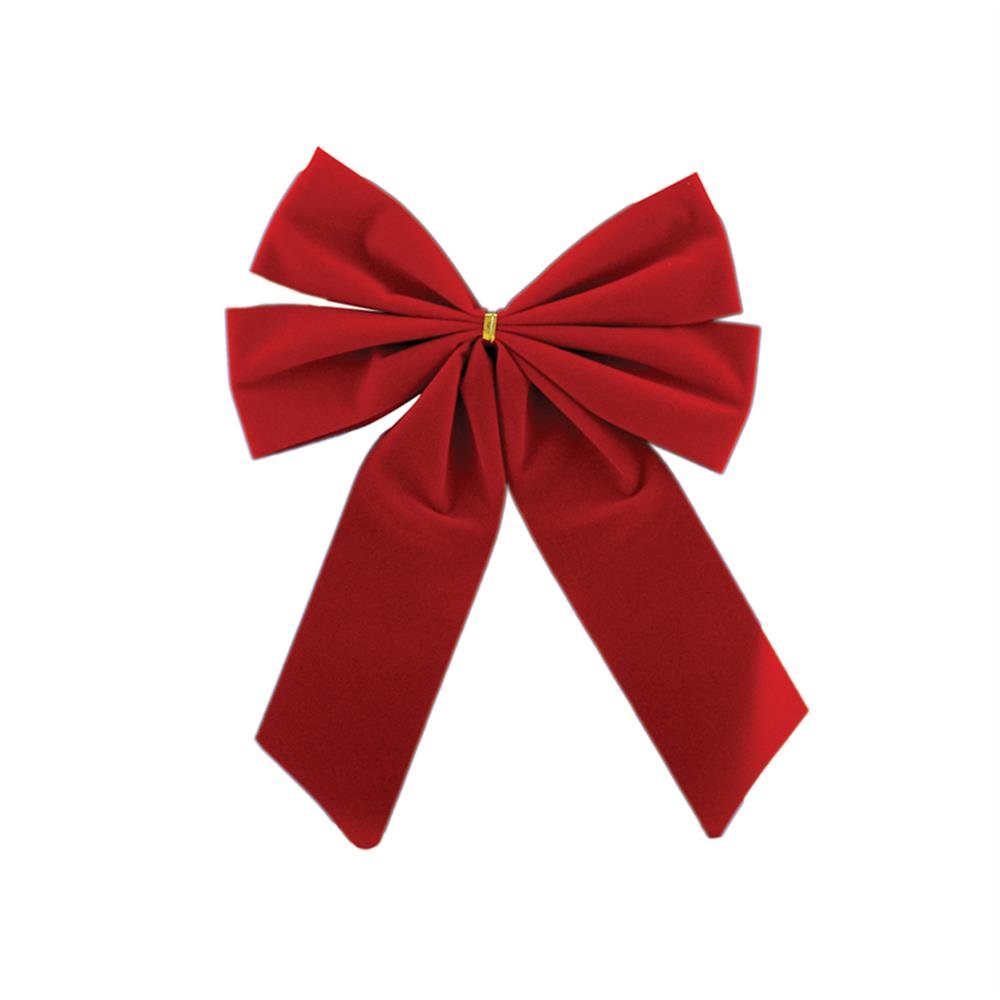 Laço Natal Lame Vermelho 17X22cm C6