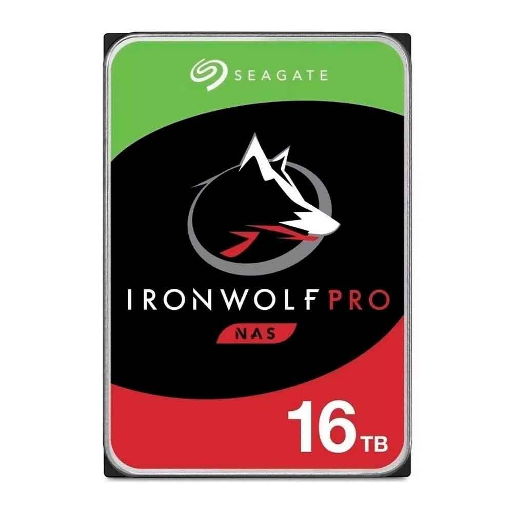 Hd Seagate Ironwolf Pro 16tb Para Nas, 7200rpm, 256mb, Sata 6gb/s - St16000nt001