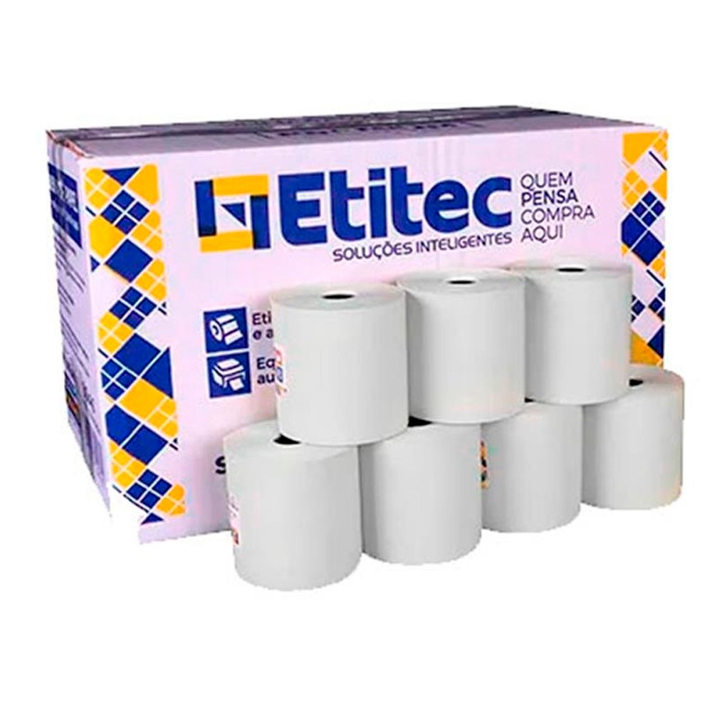 Bobina Térmica 80x40 Pvd Cupom Caixa Com 30