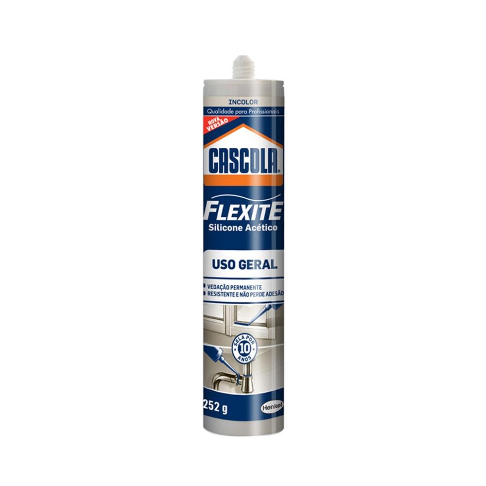 Cola Silicone 252G Transparente Cascola C6