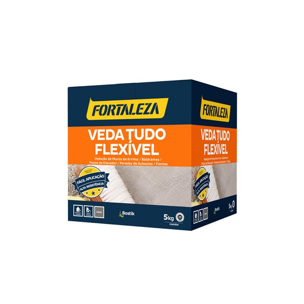 Impermeabilizante Argamassa 5Kg Vedatudo Fortaleza