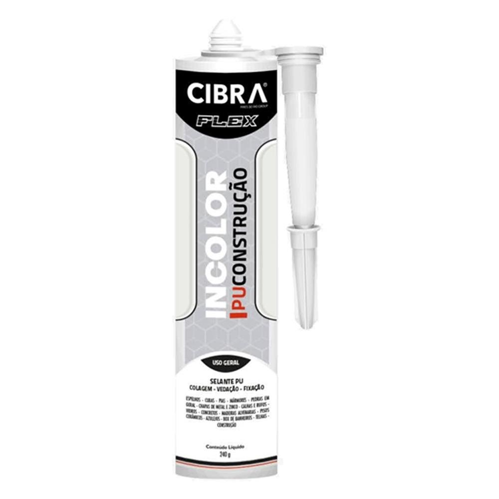 Selante Pu Incolor 240G Cibra