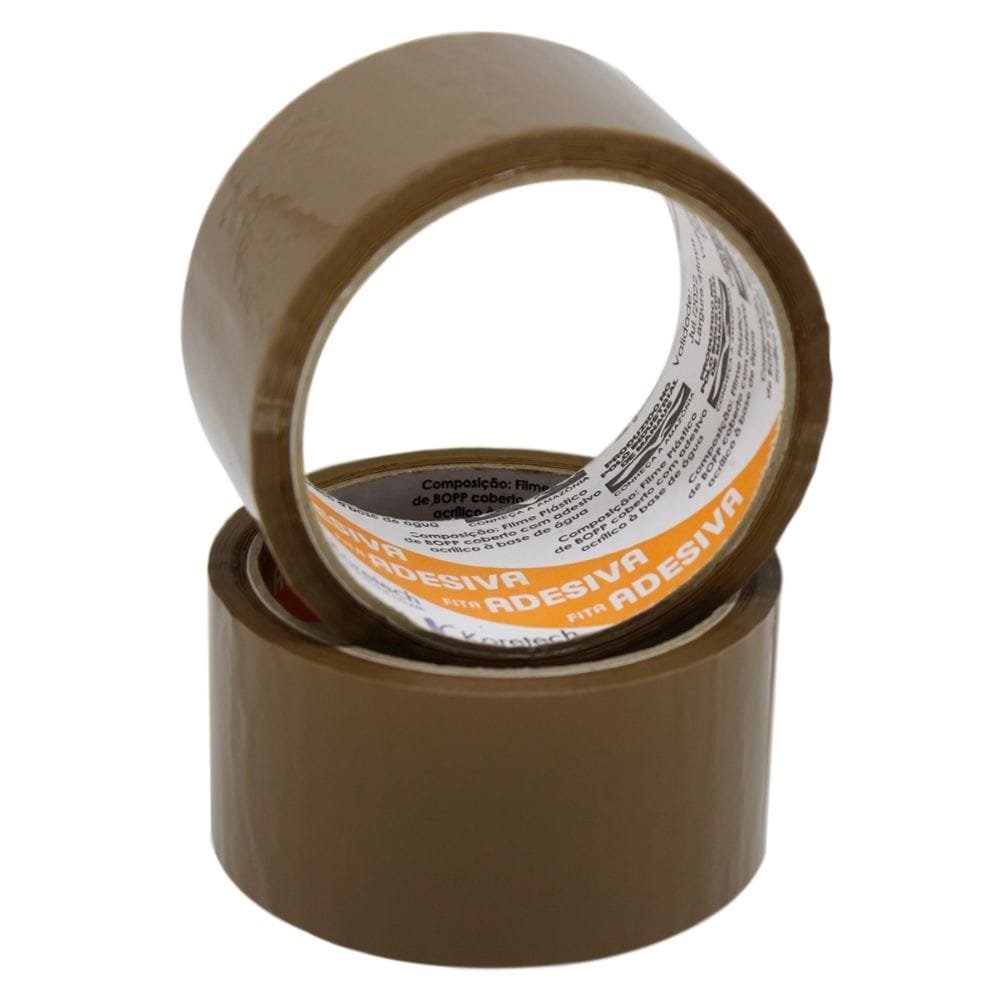 Fita Empacotamento Koretech 45mmx40m | Transparente Embalagem 5 Unidades