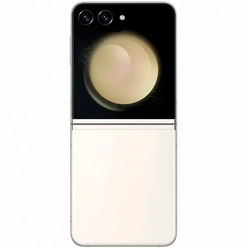 Smartphone Samsung Galaxy Z Flip5 512GB 5G Tela 6.7" Dobravel 8GB Snapdragon Camera Dupla 12MP + Frontal 10MP Dual Chip Creme