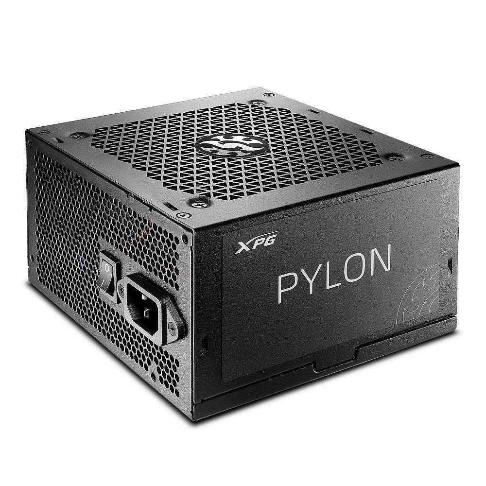 Fonte XPG Pylon, 450W, 80 Plus Bronze, PFC Ativo, Preto