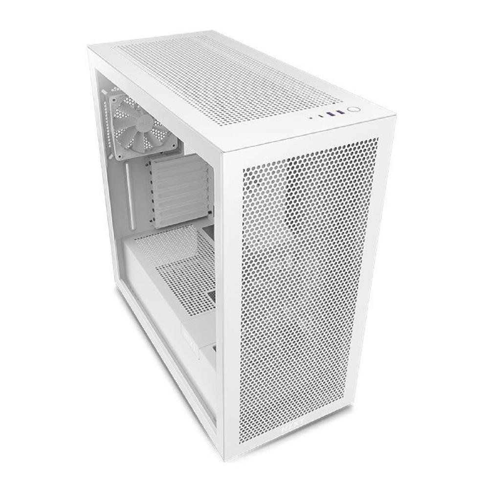 Gabinete Gamer NZXT H7 Flow Mid Tower Com 2 Ventoinhas Branco