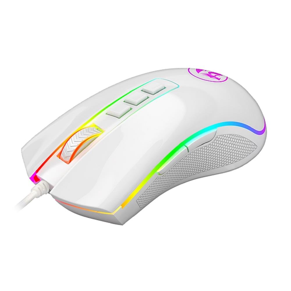 Mouse Gamer Redragon King Cobra RGB M711W Branco