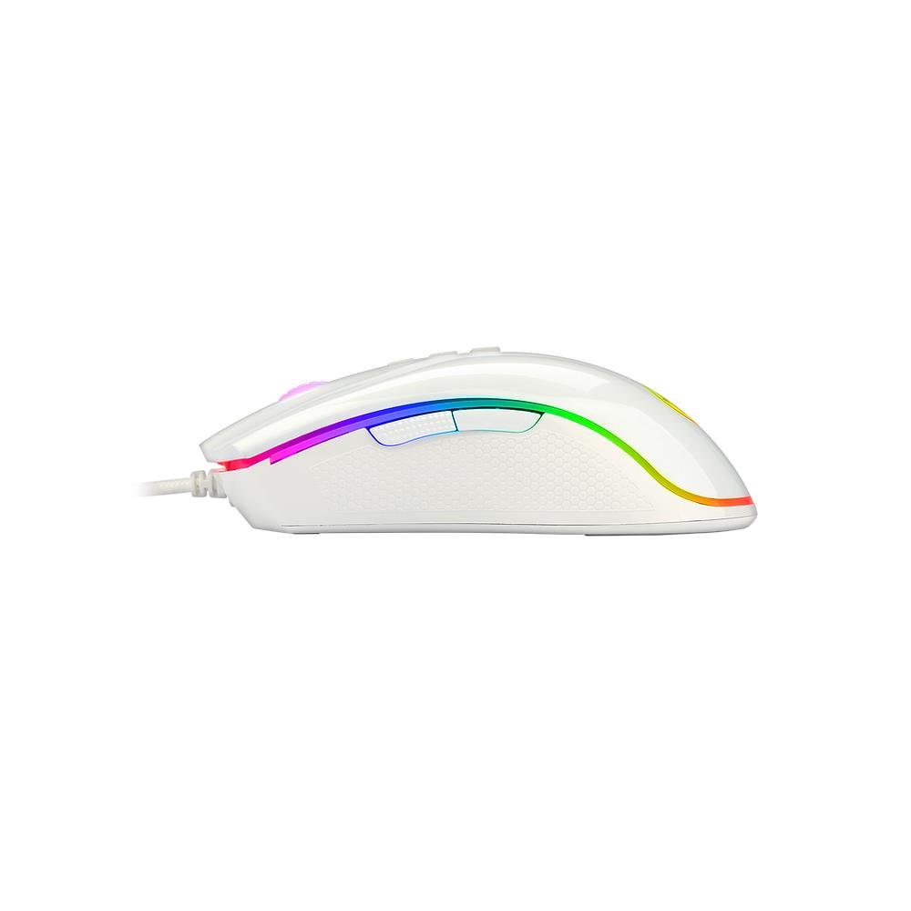 Mouse Gamer Redragon King Cobra RGB M711W Branco
