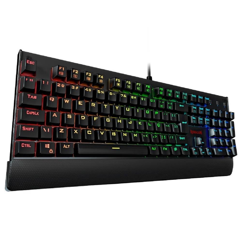 Teclado Mecanico Gamer Redragon Kala RGB Switch Outemu Brown