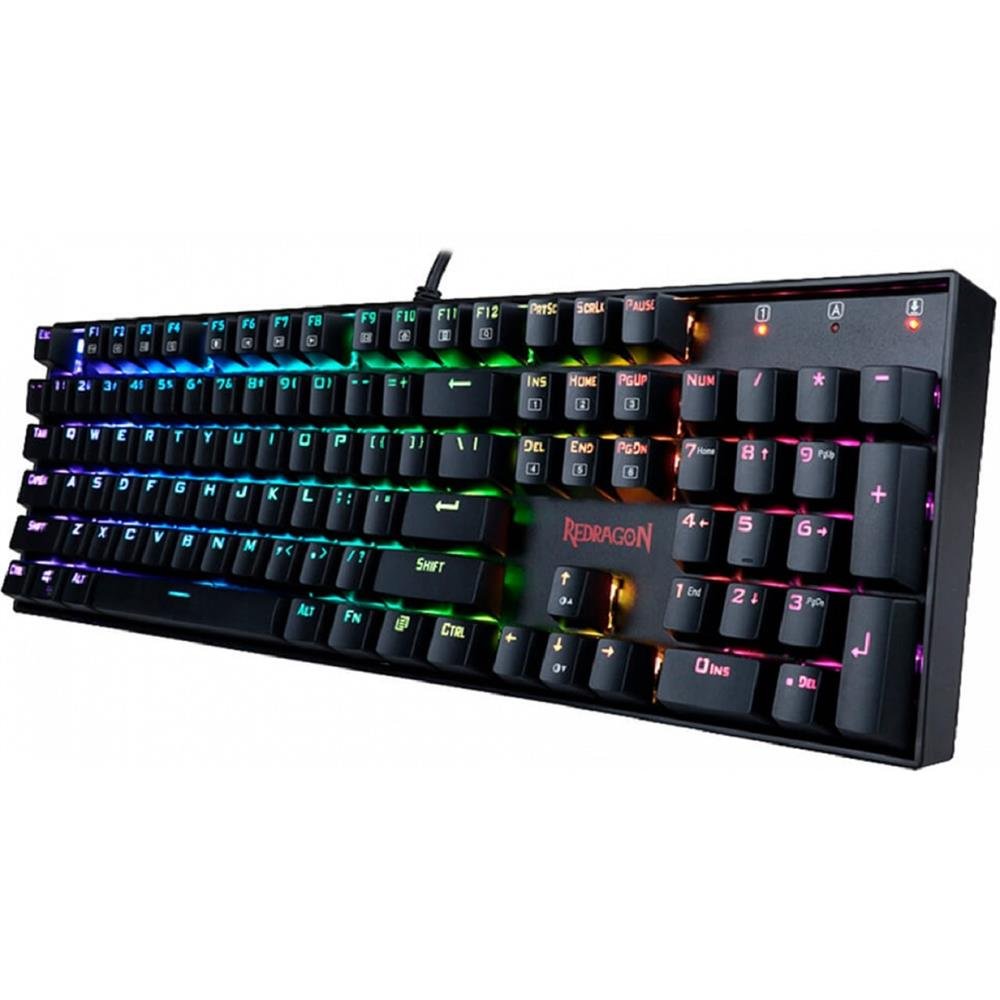 Teclado Mecanico Gamer Redragon Mitra K551 RGB Switch Blue