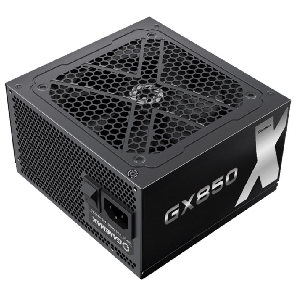 Fonte Gamemax GX850, 850W, 80 Plus Gold, Full Modular, PFC Ativo, Preto