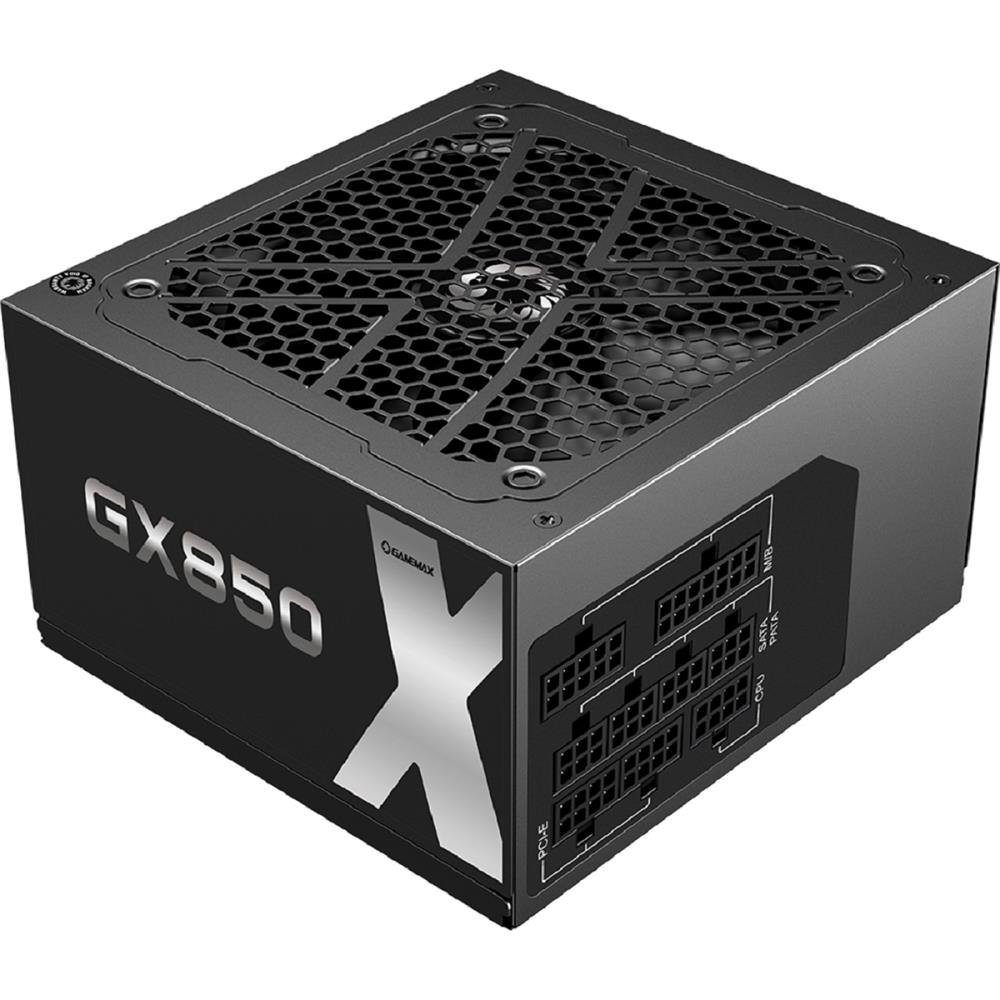 Fonte Gamemax GX850, 850W, 80 Plus Gold, Full Modular, PFC Ativo, Preto