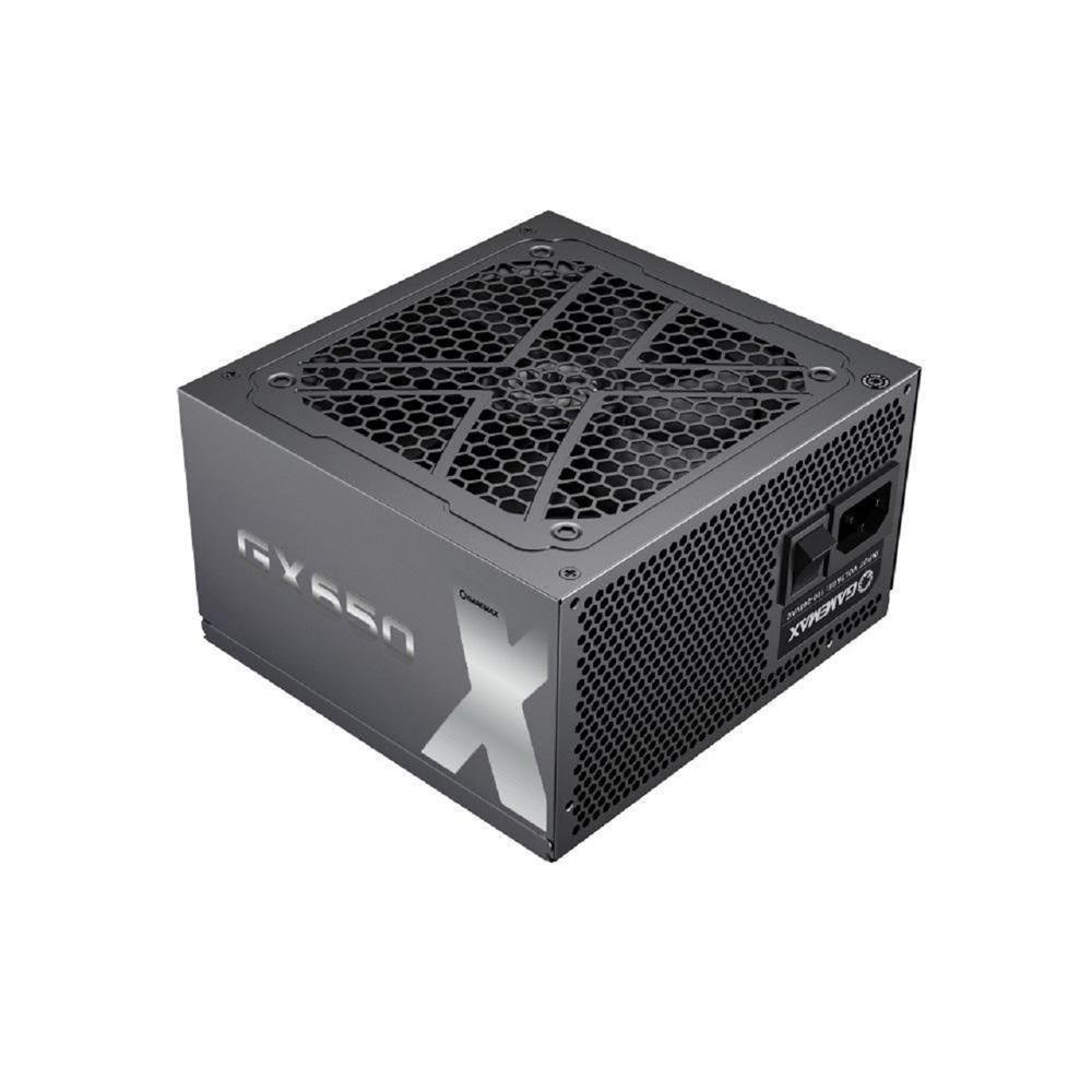 Fonte de Alimentação Gamemax GX650 Modular 80 Plus Gold Black