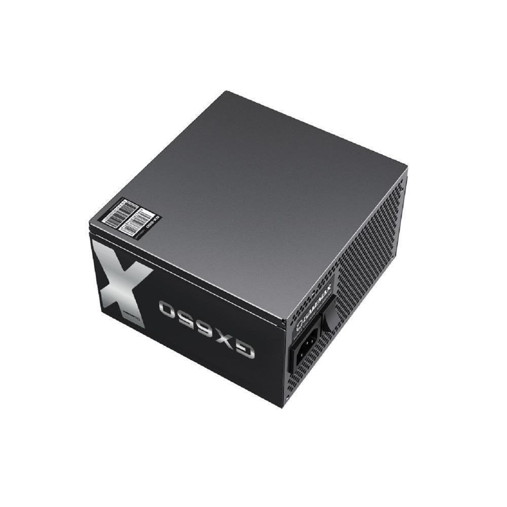 Fonte de Alimentação Gamemax GX650 Modular 80 Plus Gold Black