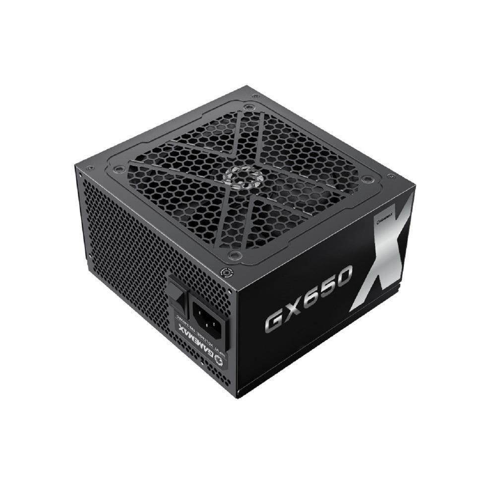 Fonte de Alimentação Gamemax GX650 Modular 80 Plus Gold Black