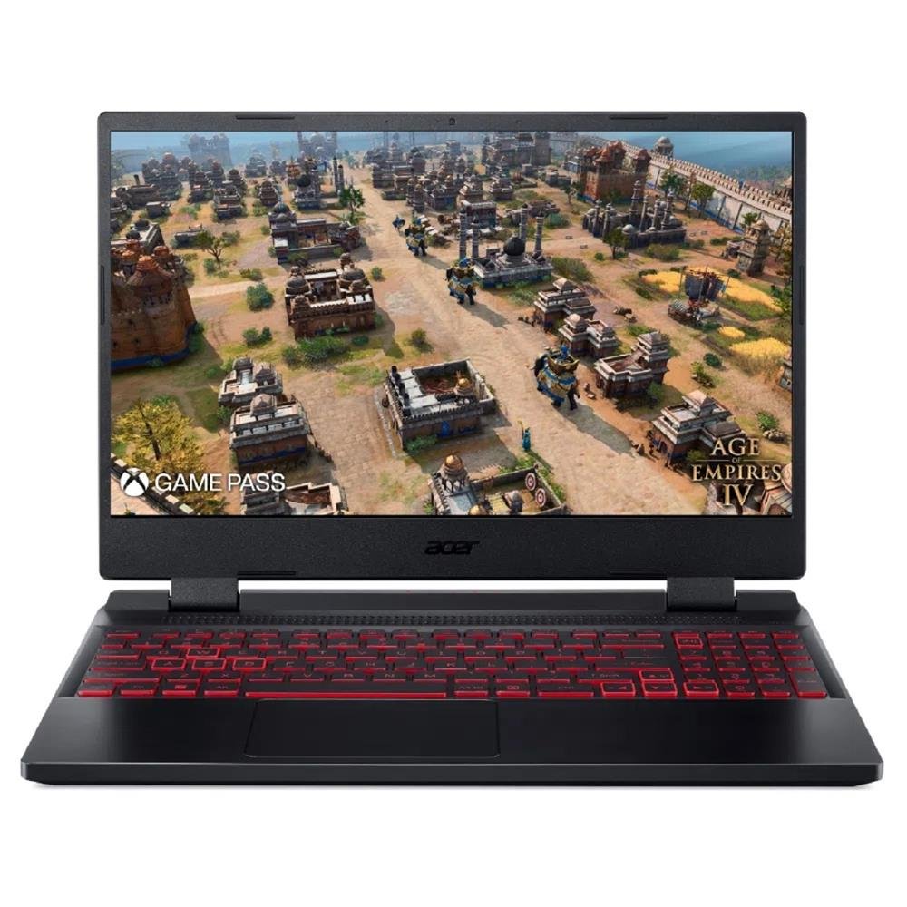 Notebook Acer Nitro 5 An515-47-R1n8 Ryzen 5 8Gb Ddr5 4800Mhz 512Gb Nvme Rtx 3050 4Gb Gddr6