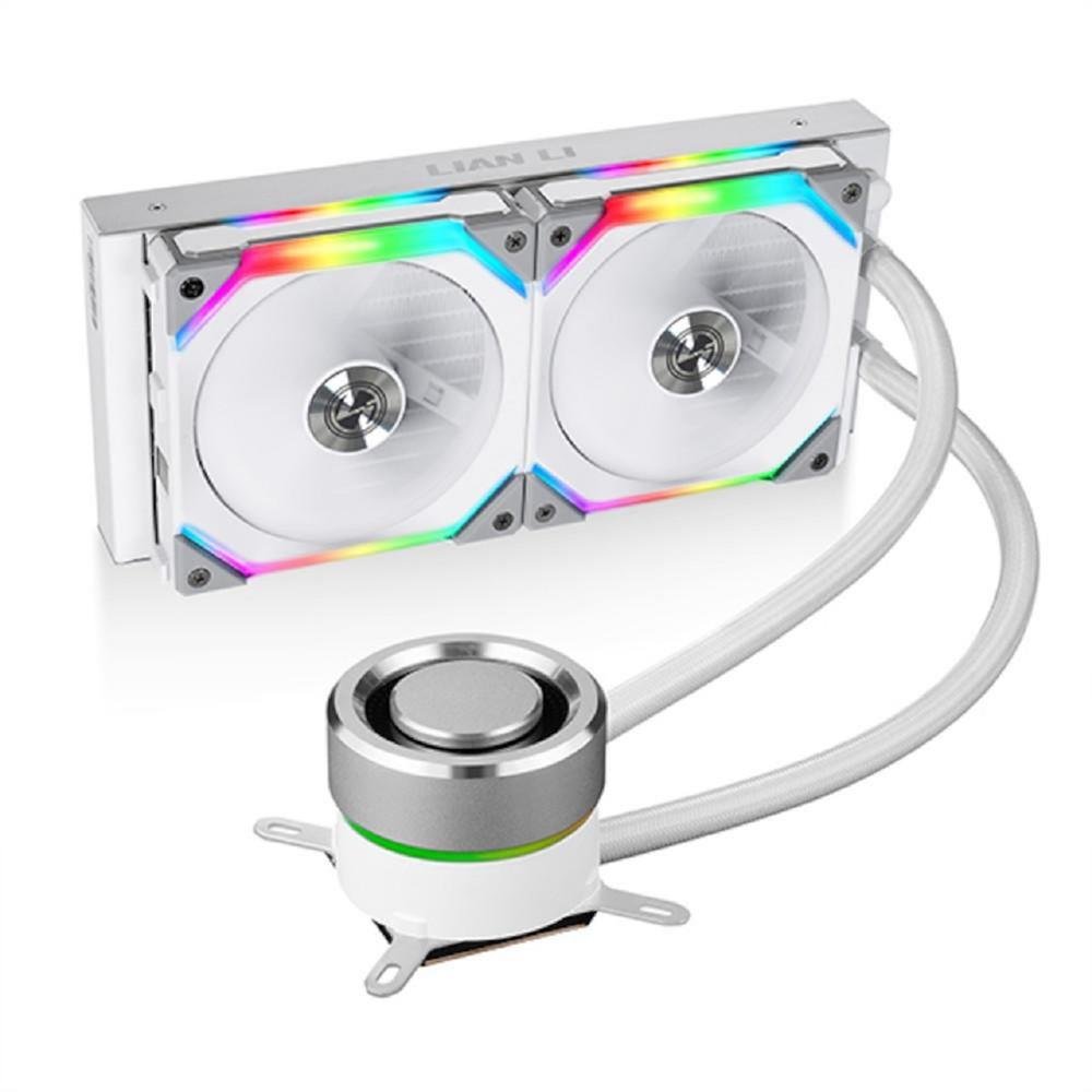 Water Cooler Lian Li Galahad Aio Rgb 240Mm-Ga-240Sla White